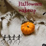 Halloween makeup for a girl at home