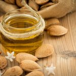 Almond oil and almonds