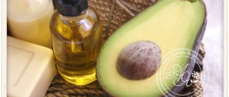 Avocado fruit and oil for hair